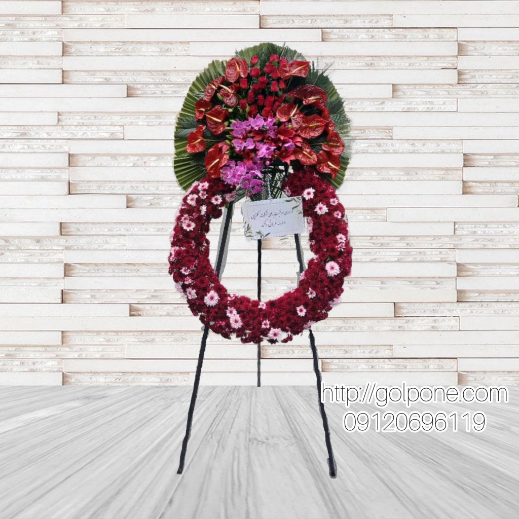 تاج گل نمایشگاهی زیبا