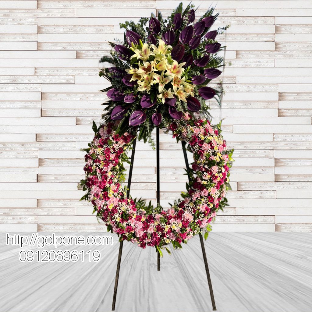 تاج گل تبریک و نمایشگاهی لاکچری