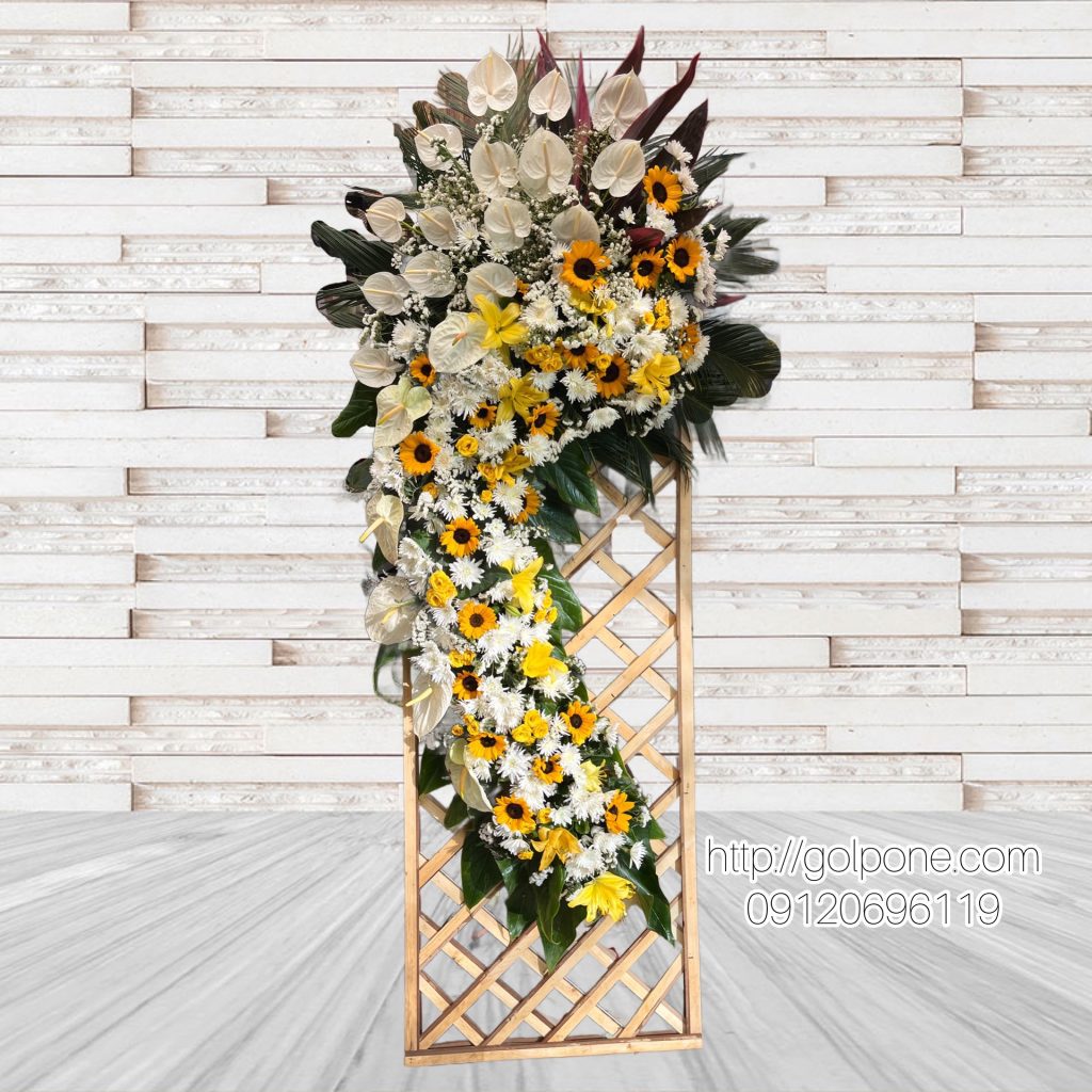 تاج گل تبریک ابشاری