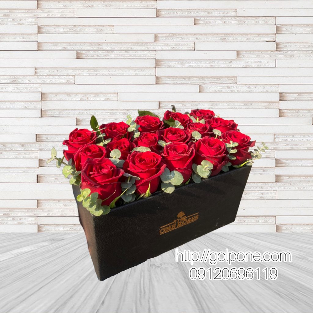 باکس گل رز هلندی لبخند