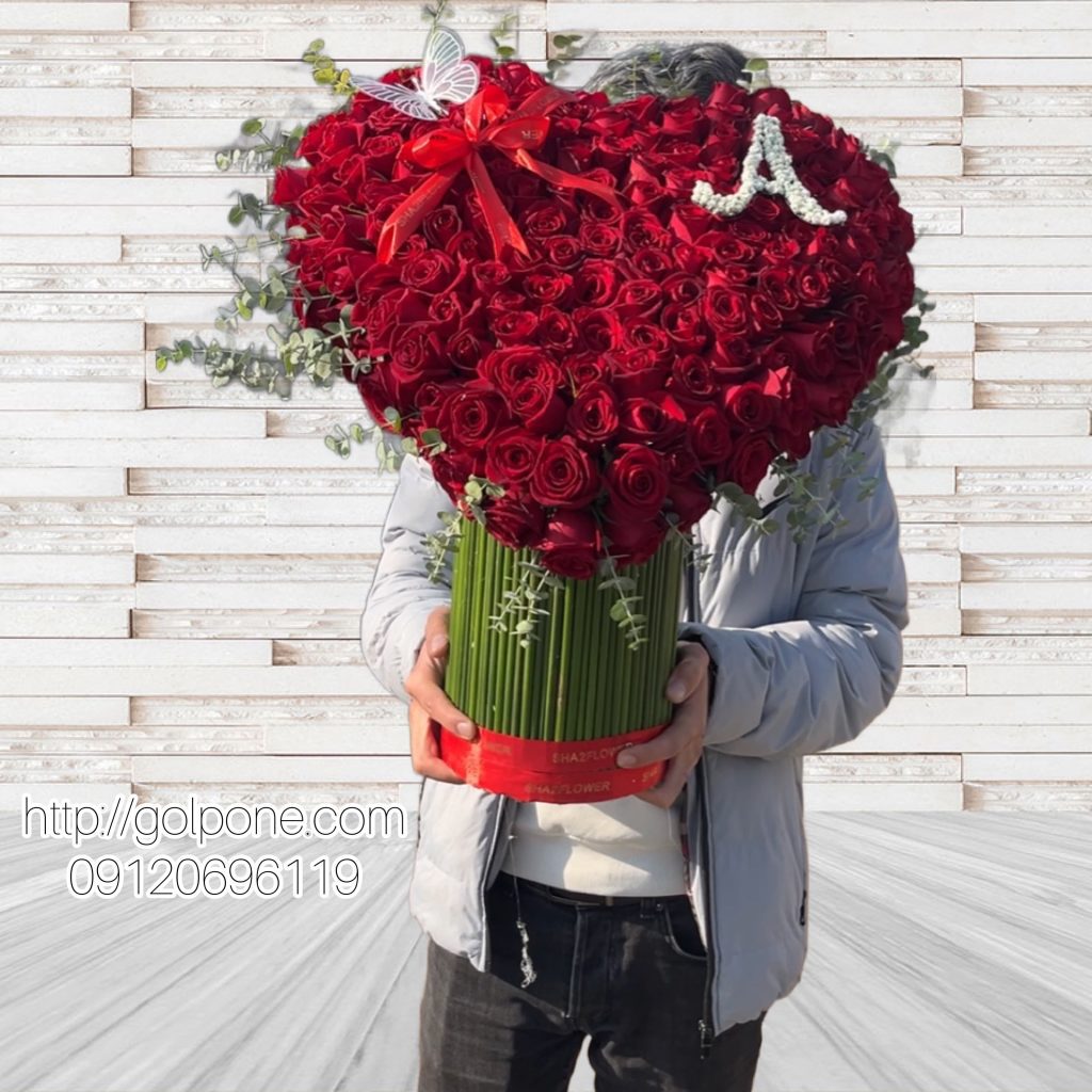 باکس گل قلب