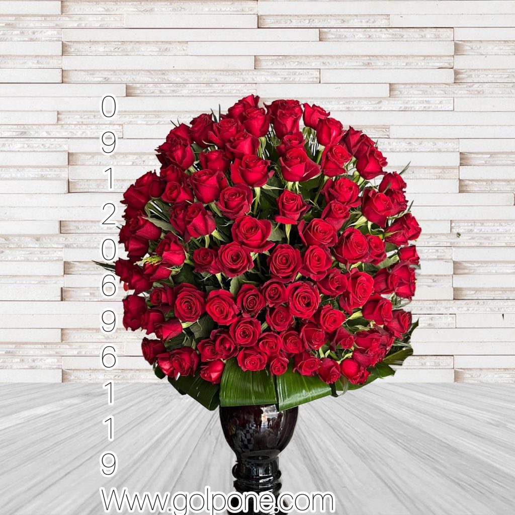 جام گل سه بعدی رز