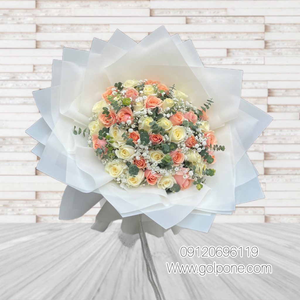 دسته گل رنگ لایت