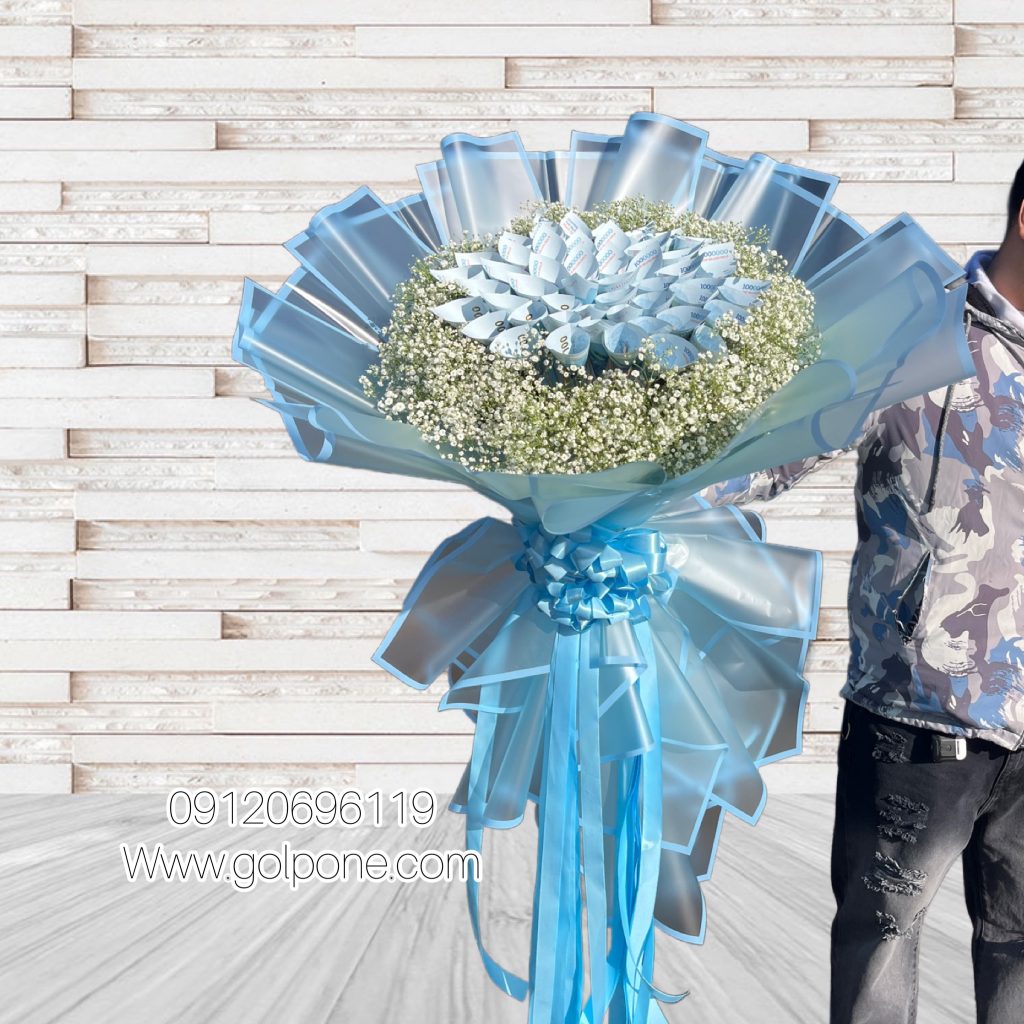 دسته گل پول ارایی شده